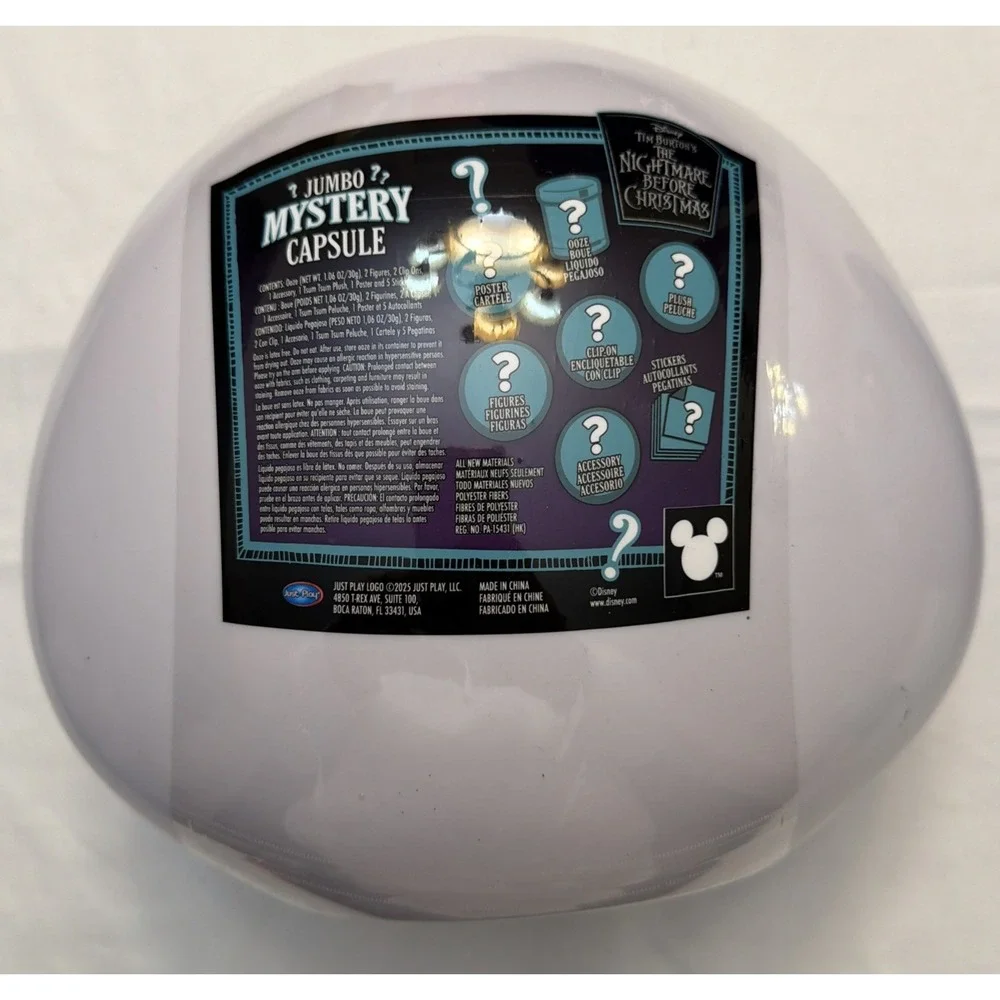 Nightmare Before Christmas Jack Skellington Jumbo Mystery Capsule SEALED‎